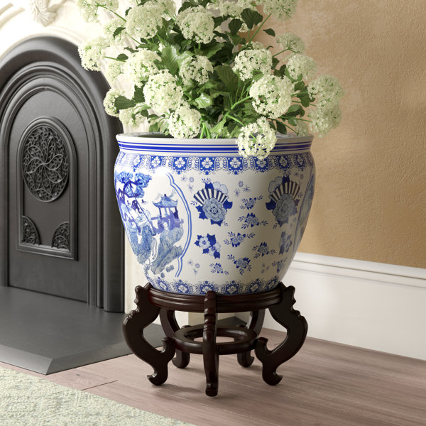 Lark Manor Prunty Chinese Porcelain Pot Planter & Reviews Wayfair